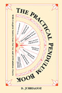 The Practical Pendulum Book by D. Jurriaanse with pendulum chart on cream and orange cover.