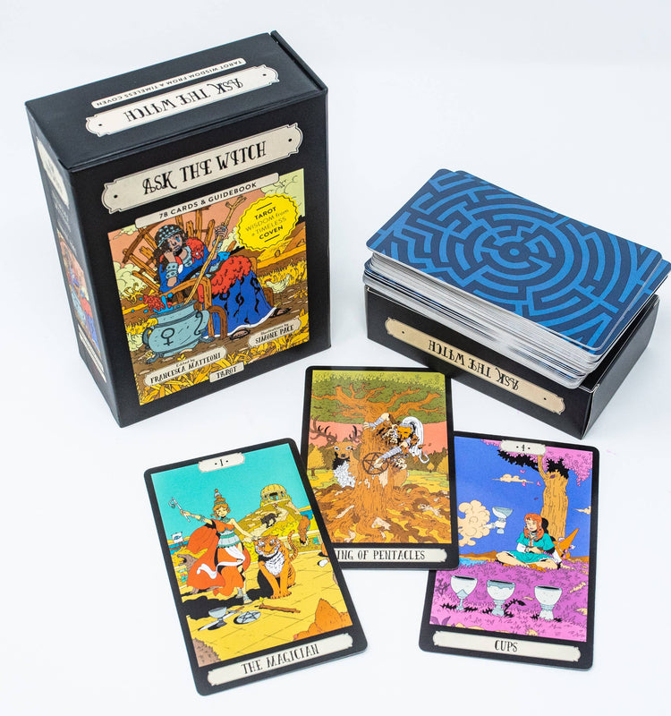 Ask the Witch Tarot-78 Cards & Book