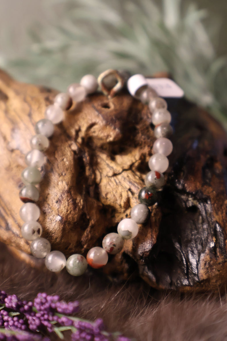 Bloodstone Bracelet 6MM | Vitality & Protection