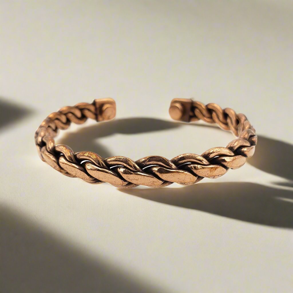 Pure Copper Magnetic Bracelet Arthritis Pain Therapy