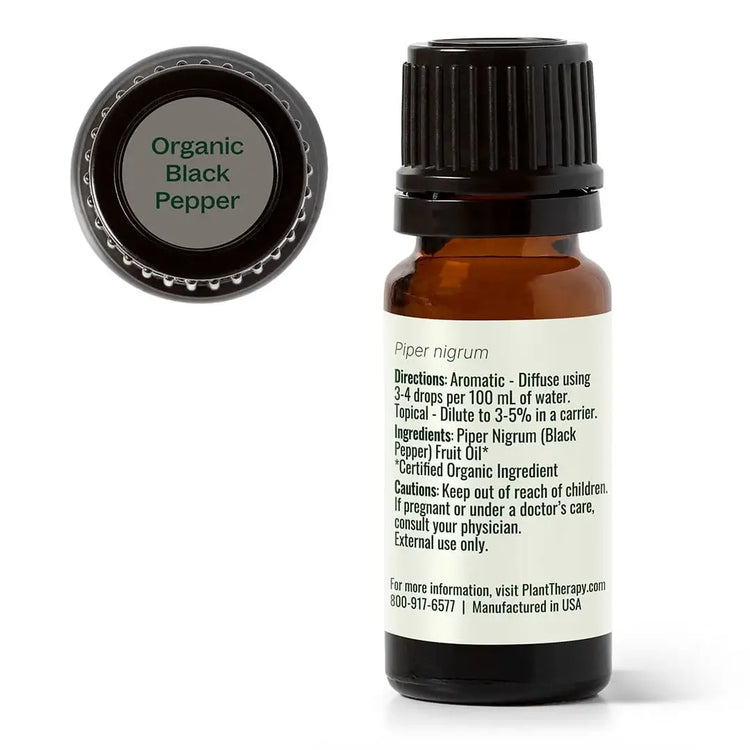 Organic Black Pepper Essential Oil 10 mL
