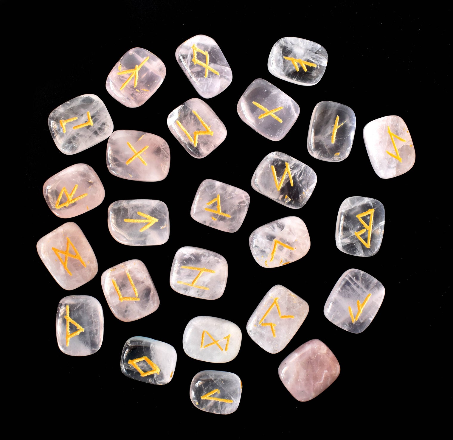 Rune Set - Rose Quartz