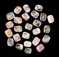Rune Set - Rose Quartz