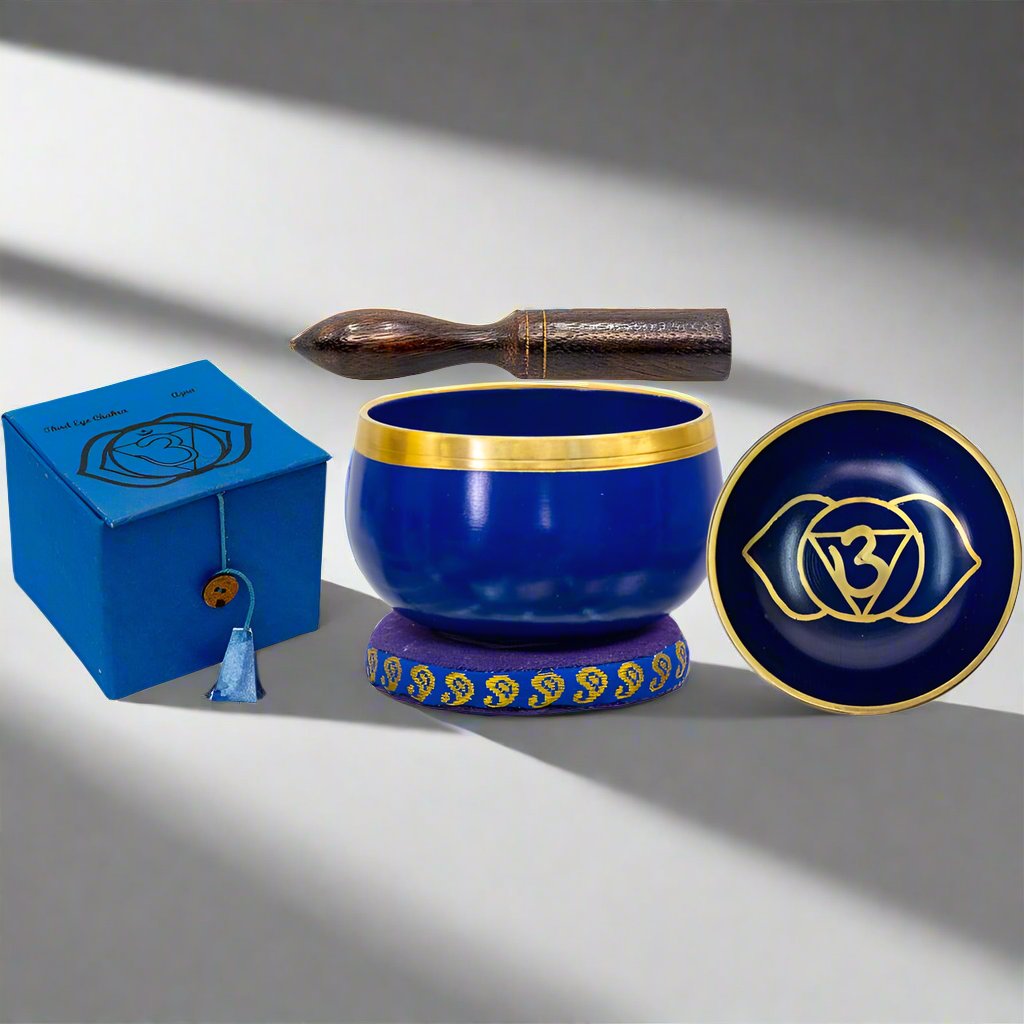 Mini Chakra Singing Bowl Cobalt - Third Eye