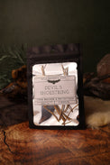 Devil's Shoestring dried herb in a 5 roots Wild Raven's Nest bag, Curse Breaker & Protection