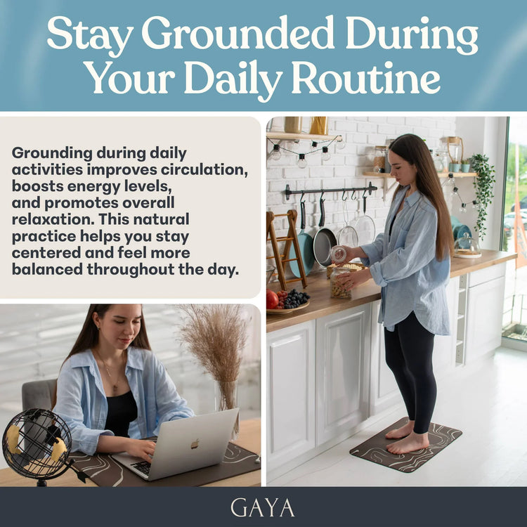 Grounding Mat: Brown Natural Flow