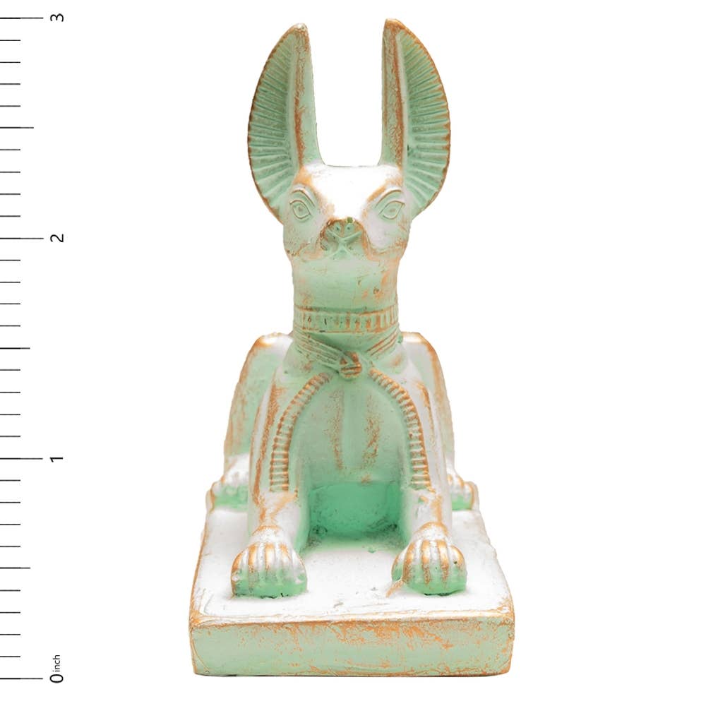 Anubis Reclining Patina - 3"