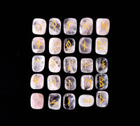 Rune Set - Rose Quartz