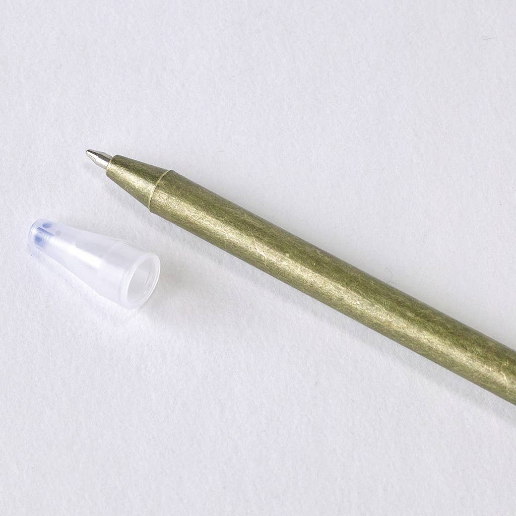 Quill Ballpoint Pen & Stand: Lavender Gold