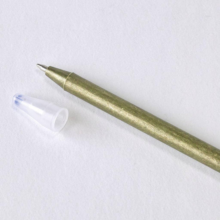 Quill Ballpoint Pen & Stand: Lavender Gold