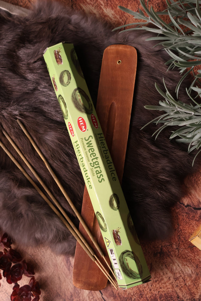 Sweetgrass Hem Incense Sticks 20g | Cleansing & Sacred Space Incense