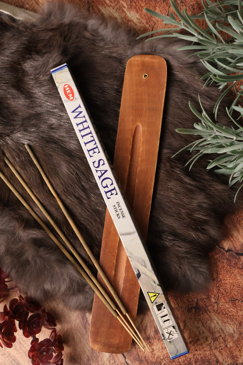 White Sage Hem Square Pack Incense 8 Gr