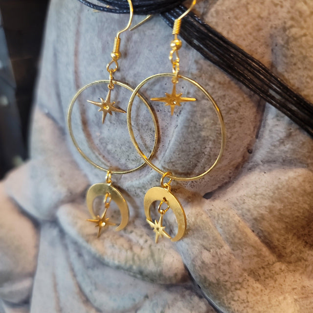 Moon Earrings - Wild Raven