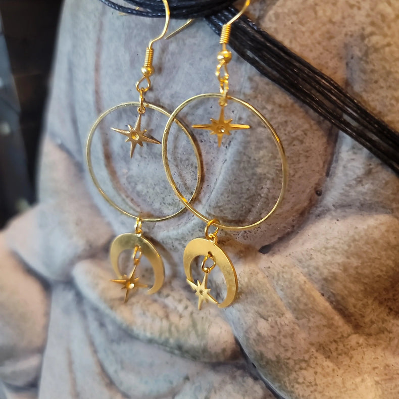 Moon Earrings - Wild Raven