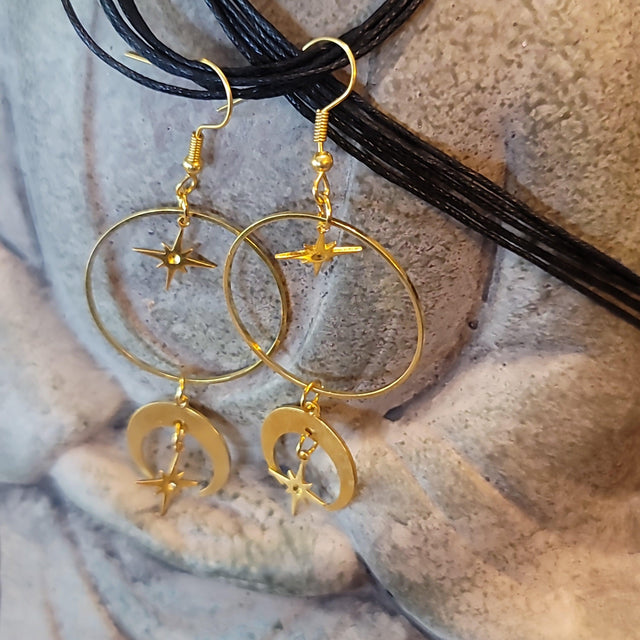Moon Earrings - Wild Raven