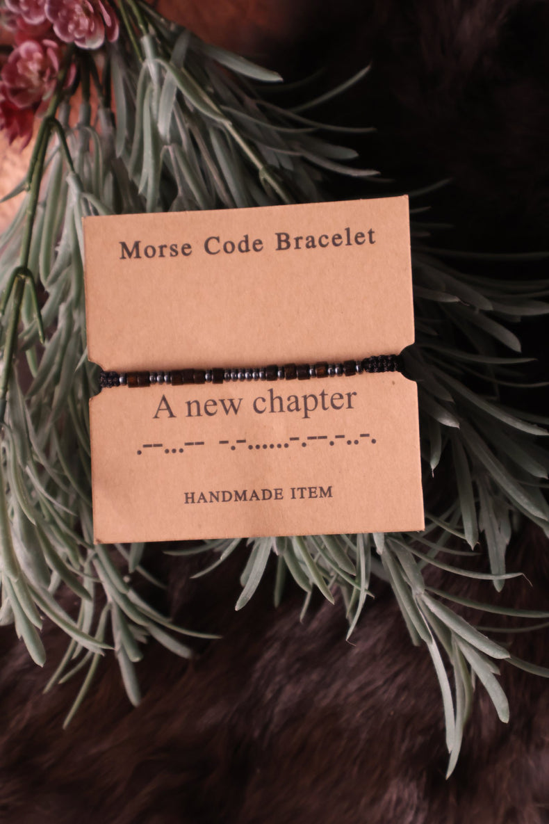 Morse Code Bracelet: A new chapter