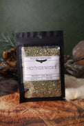 Motherwort dried herb in a 1/2 oz Wild Raven's Nest bag, Protect the Heart