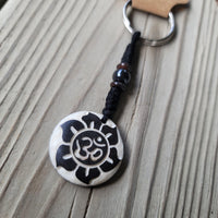 Om Keychain - Wild Raven