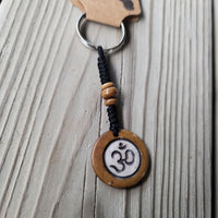 Om Keychain - Wild Raven