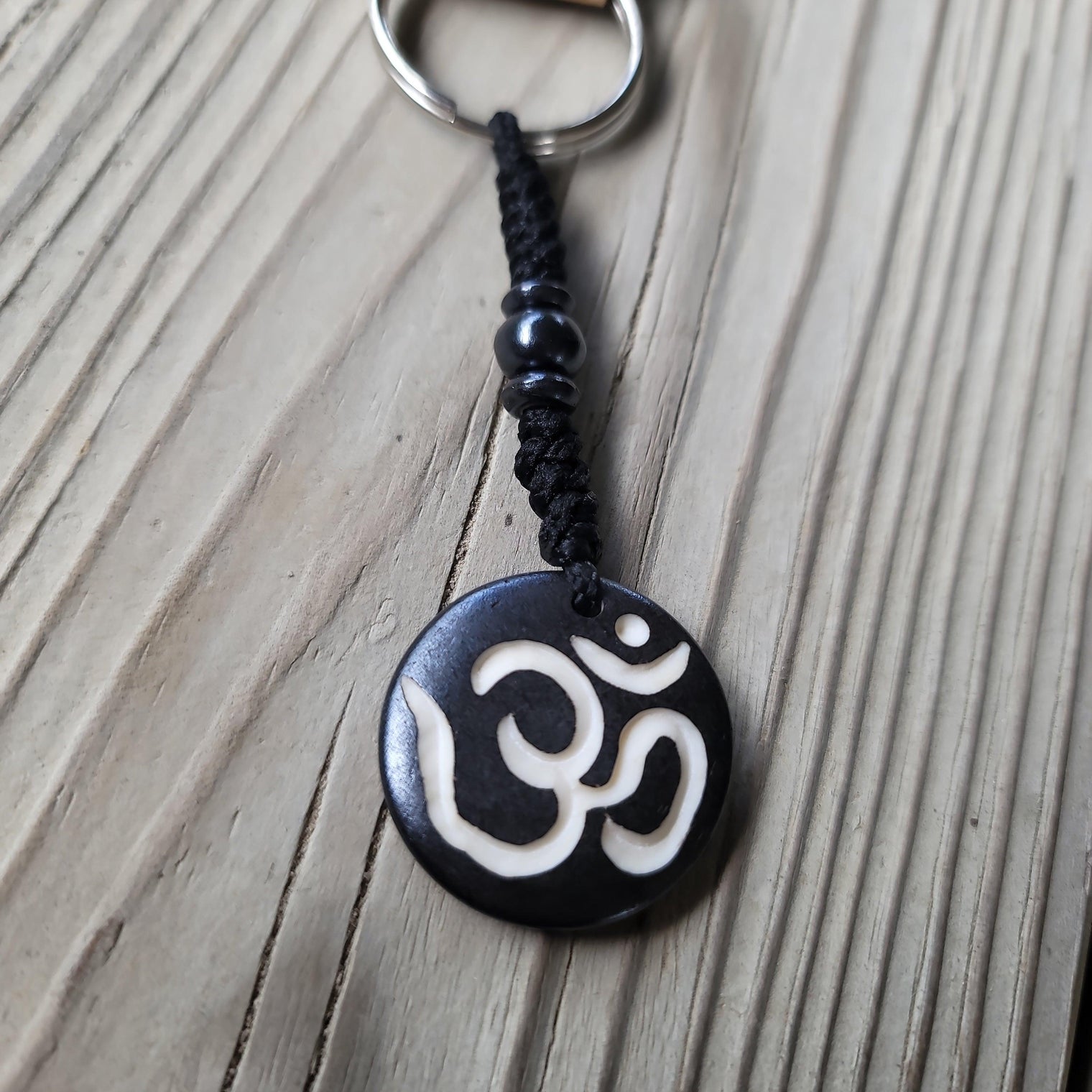 Om Keychain - Wild Raven