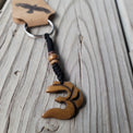 Om Keychain - Wild Raven