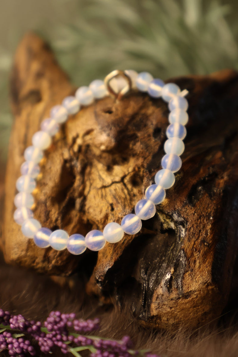 Opalite Bracelet 6MM | Soft Energy & Dream Clarity