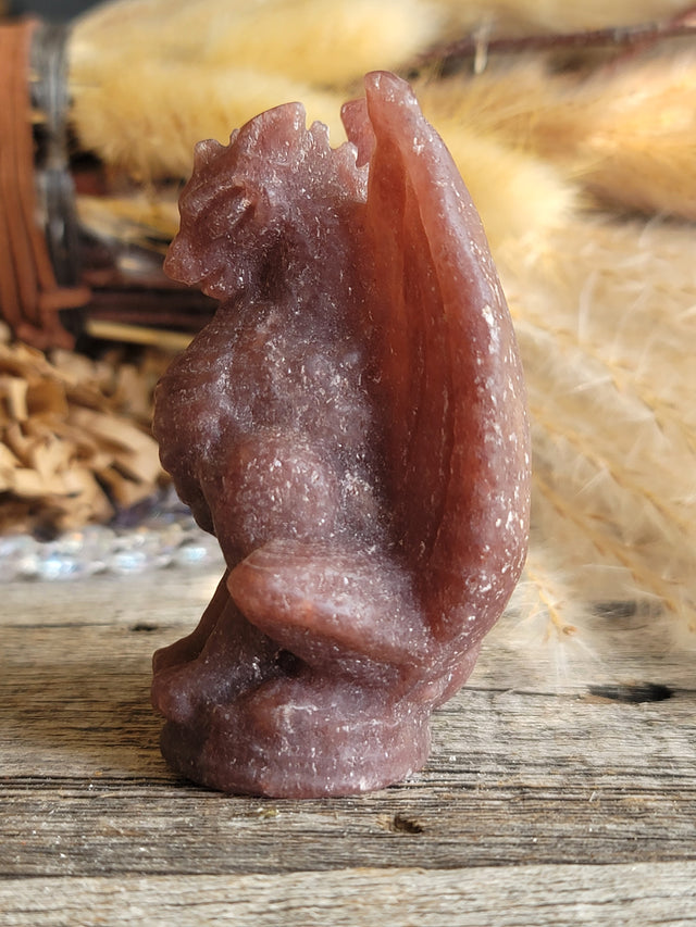Strawberry Quartz Dragon