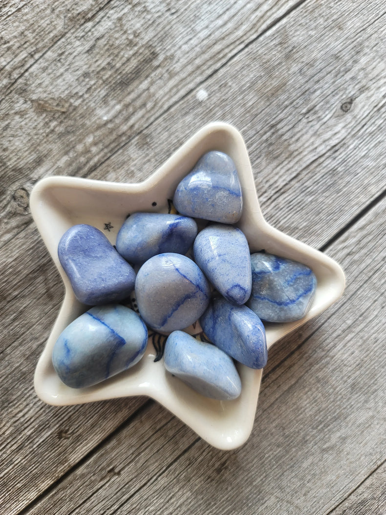 Blue Quartz Tumbled