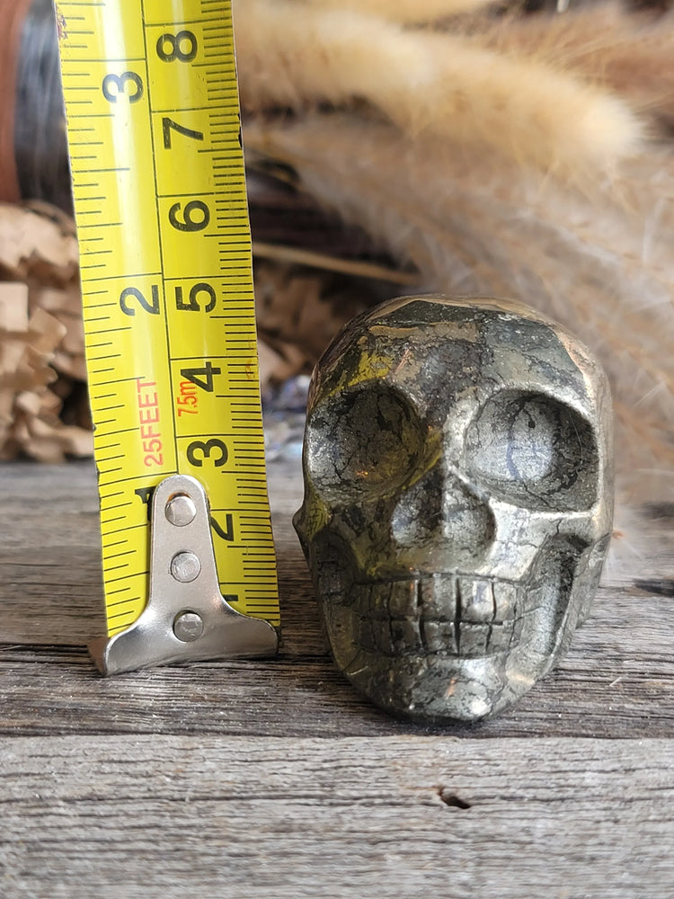 Pyrite Skull 2"