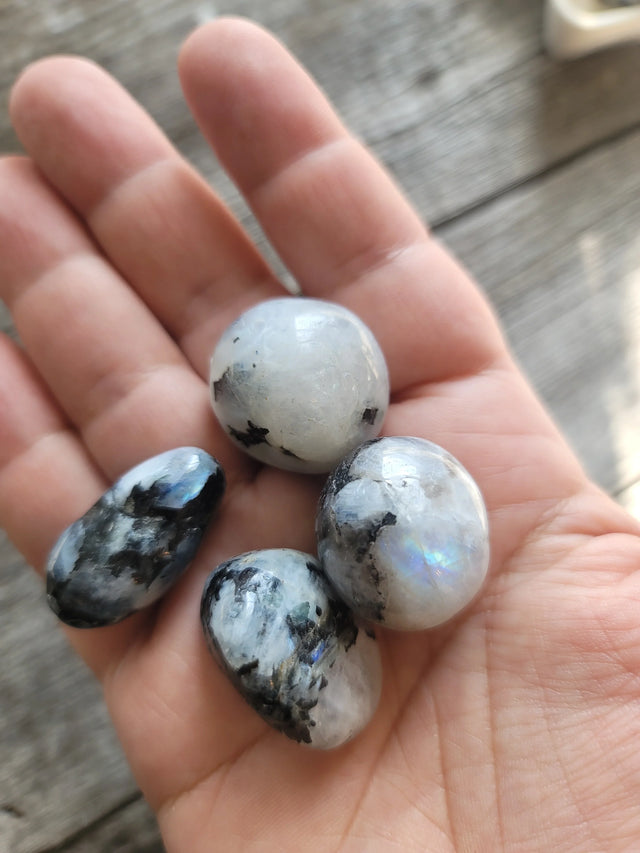 Rainbow Moonstone Tumbled