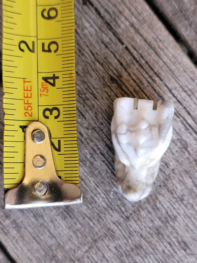 Howlite Dragon