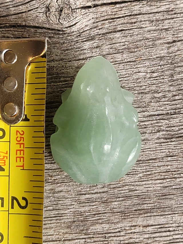 Green Aventurine Frog