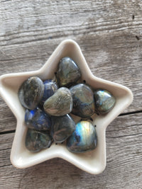 Labradorite Heart