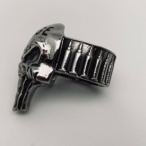Stainless steel steel ring - The Punisher - Wild Raven