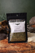 Stevia Leaf dried herb in a 1/2 oz Wild Raven's Nest bag, Sweeten the Deal