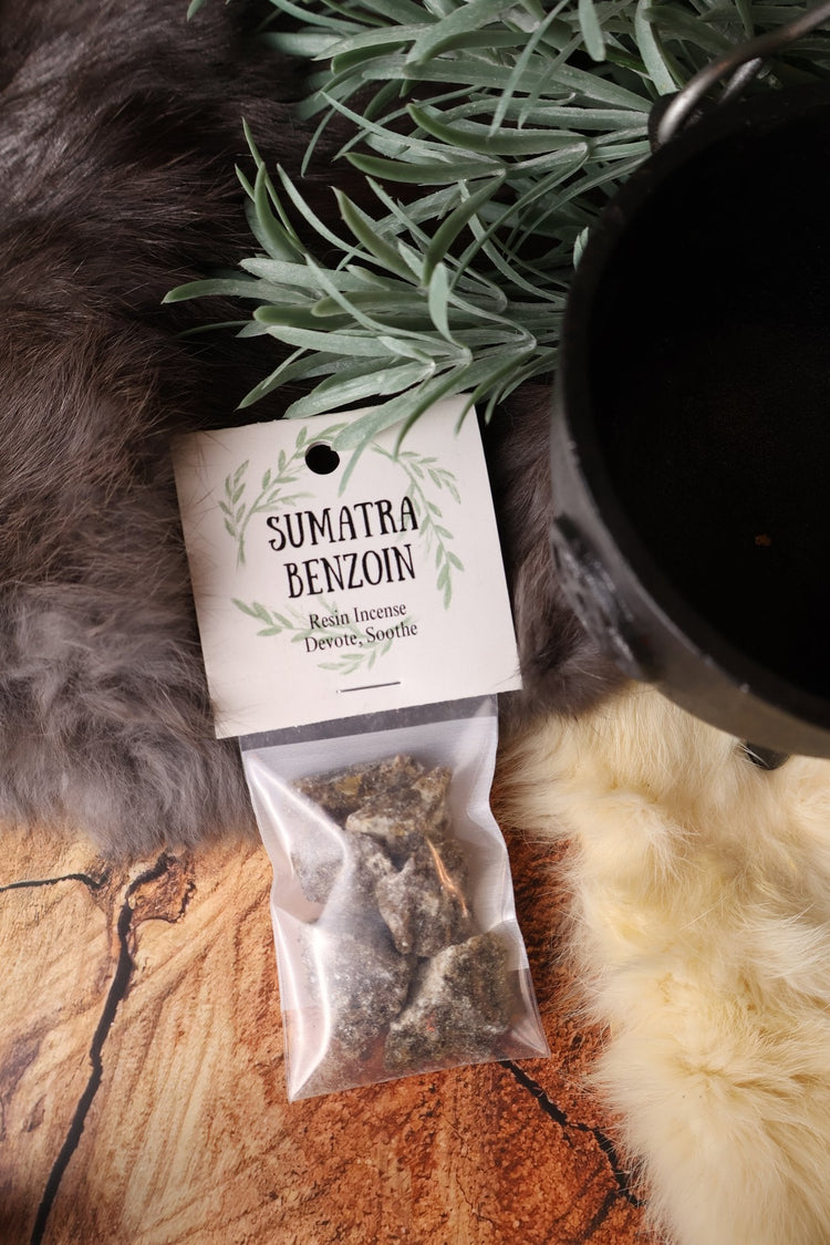 Sumatra Benzoin resin incense, sample pack