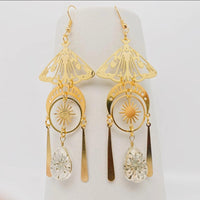 Sun and Moon resin Earrings - Wild Raven