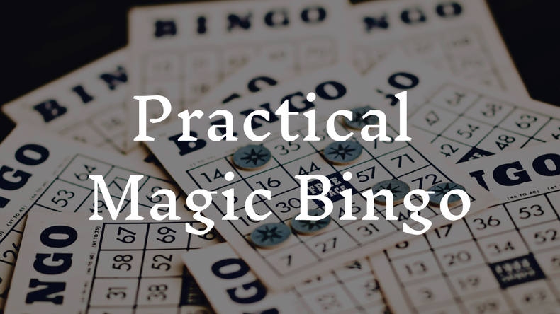 Practical Magic Bingo Night