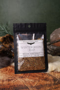 Wintergreen Leaf dried herb in a 1/2 oz Wild Raven's Nest bag, Reclaim Your Energy