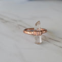 10.5 Clear Quartz Ring - Wild Raven
