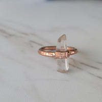 10.5 Clear Quartz Ring - Wild Raven