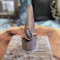 11.5 Tourmalinated quartz Ring - Wild Raven