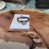 12.5 herkemer diamond UV Ring - Wild Raven