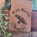 18k gold fill Moon Earrings - Wild Raven