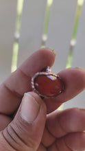 Load and play video in Gallery viewer, 7 Carnelian Ring
