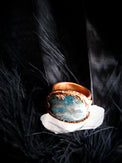 6½ Blue Agate Ring - Wild Raven