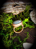 6½ Blue Agate Ring - Wild Raven