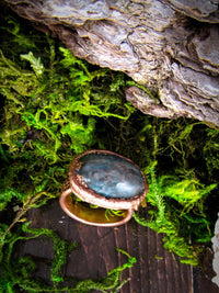 6½ Blue Agate Ring - Wild Raven