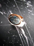 6½ Blue Agate Ring - Wild Raven