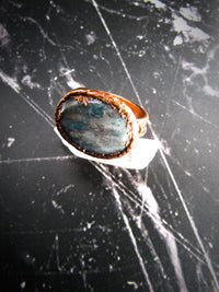 6½ Blue Agate Ring - Wild Raven